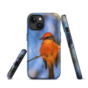 MagSafe® tough case for iPhone®-Vermillion Flycatcher - Image 2