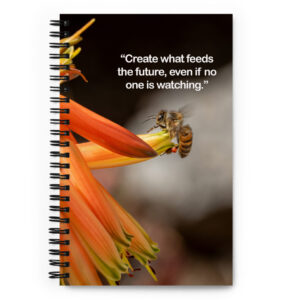 Spiral Notebook- The "Quiet Creator" Nature Inspired - Image 2