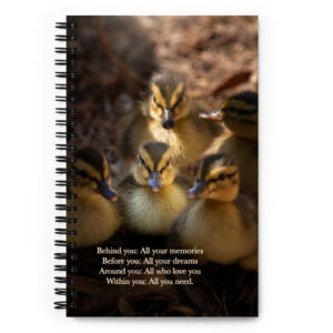 Motivational Spiral Notebook- Ducklings - Image 2
