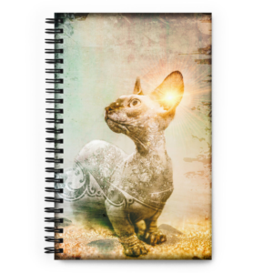 Mystic Sphynx Double-Exposure Art Journal